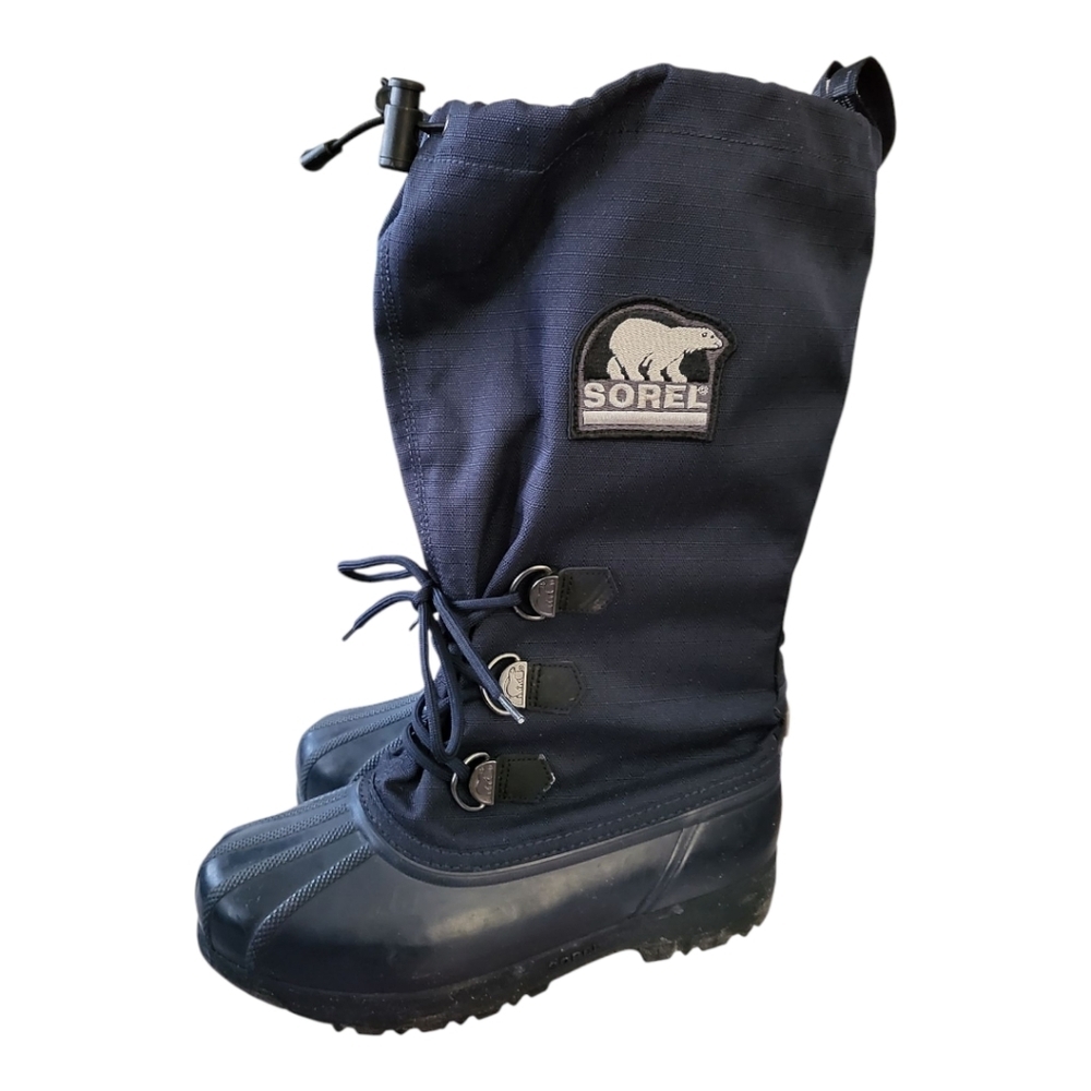 Sorel Navy Waterproof Winter Boots - Picture 3 of 9